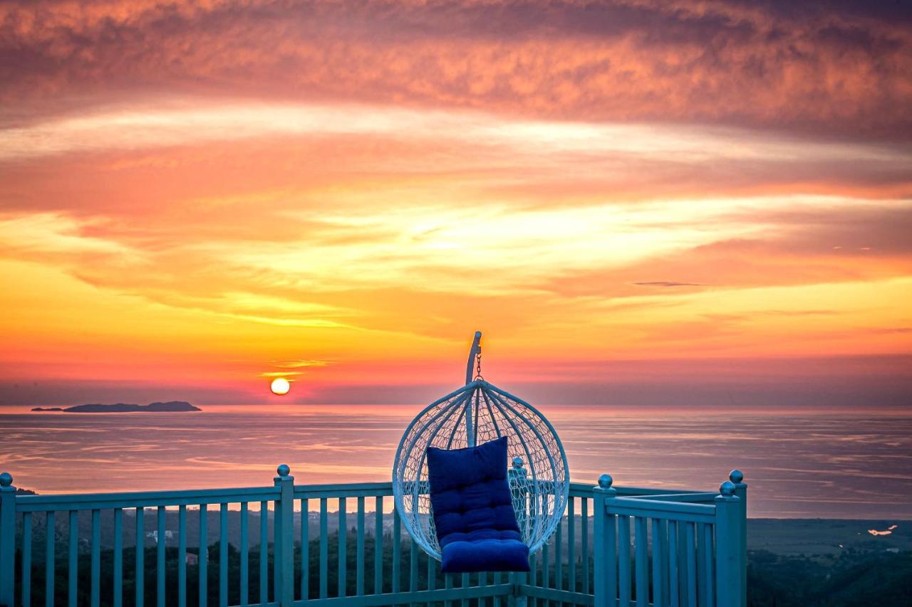 Villa Orizontas Corfu, Private Villa With Breathtaking Views Loutses Exterior photo