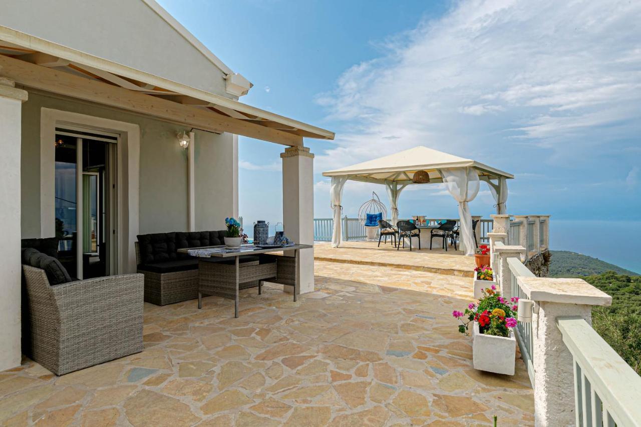 Villa Orizontas Corfu, Private Villa With Breathtaking Views Loutses Exterior photo